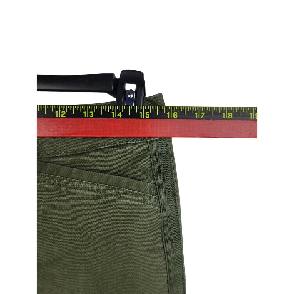 Banana Republic Factory Olive Green Utility Slim Patch Pocket Pants Mens 8 32x26 - Picture 3 of 13